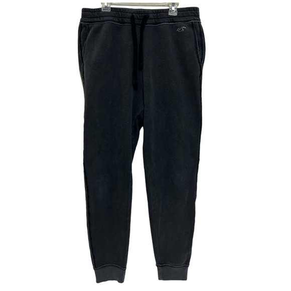 Hollister Womens Mens Unisex Small Distressed Elastic Waist Jogger Pants Gray - Picture 1 of 15